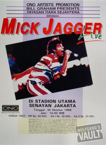 Mick Jagger Poster
