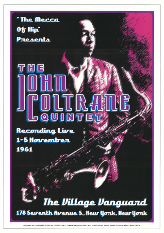 John Coltrane Quintet Poster