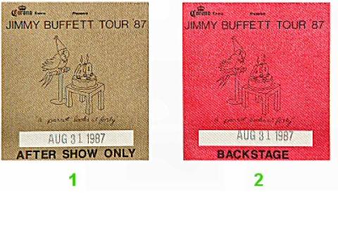 Jimmy Buffett Backstage Pass