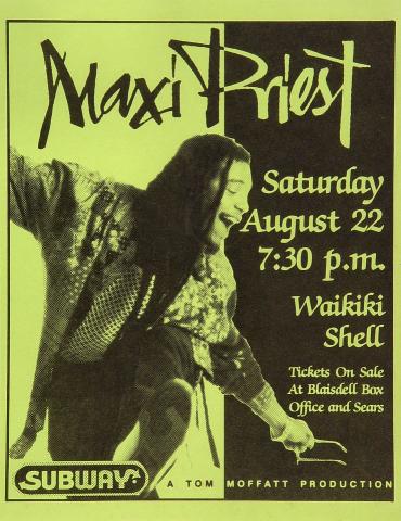 Maxi Priest Handbill