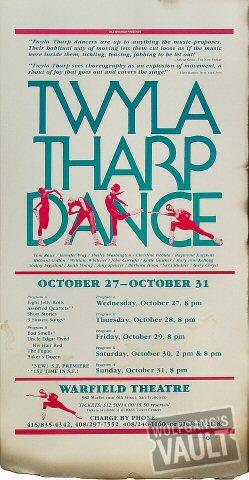 Twyla Tharp Dance Poster