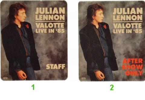 Julian Lennon Backstage Pass
