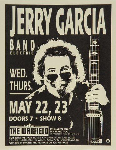 Jerry Garcia Band Handbill