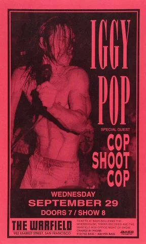 Iggy pop detroit 2025 poster