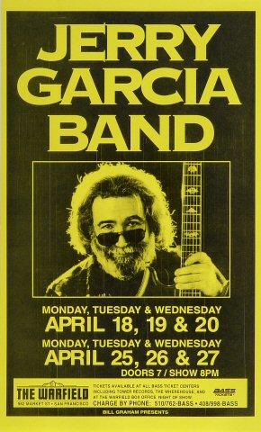 Jerry Garcia Band Poster