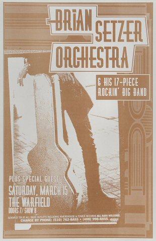Brian Setzer Orchestra & His 17 Piece Rockin' Big Band Poster