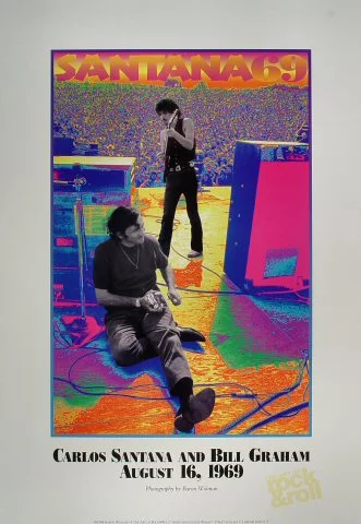 Carlos Santana & Bill Graham Woodstock '69 — Image Makers Art, Inc.