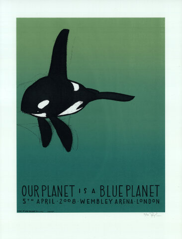 Blue Planet Live Benefit Concert Silkscreen