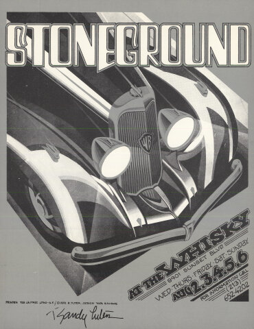 Stoneground Handbill