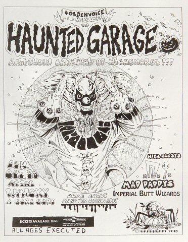 Haunted Garage Handbill