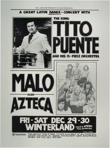 Tito Puente and His 15-Piece Orchestra Poster