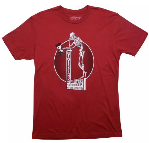 Grateful Dead Men's Vintage Tour T-Shirt