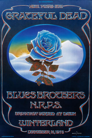 Grateful Dead Vintage Concert Poster from Nassau Coliseum