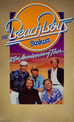 The Beach Boys Vintage Concert Poster, 1986 at Wolfgang's