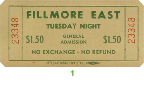 Tuesday Night Vintage Ticket