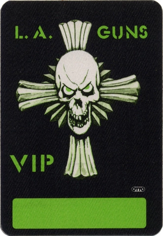 L A Guns Backstage Pass At Wolfgang S