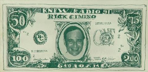 Rick Cimino Handbill