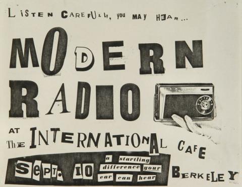 Modern Radio Handbill