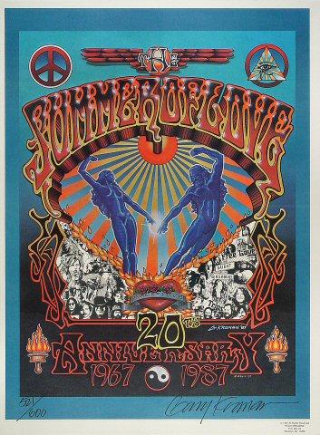 The Summer of Love 20th Anniversary Poster