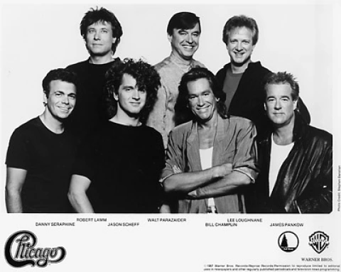 Chicago Vintage Concert Photo Promo Print, 1987 at Wolfgang's