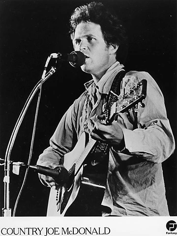 Country Joe McDonald Vintage Concert Photo Promo Print at Wolfgang&rsquo;s