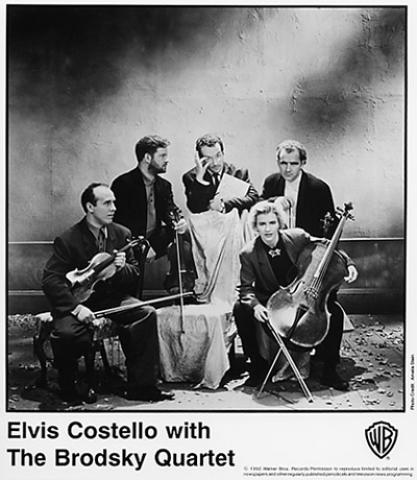 Elvis Costello Promo Print