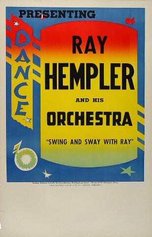Ray Hempler and His Orchestra Poster