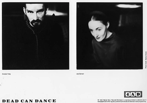 Dead Can Dance Vintage Concert Photo Promo Print, 1993 at Wolfgang's