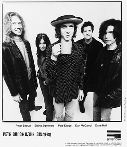 Pete Droge and the Sinners Promo Print