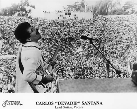 Carlos Santana Promo Print
