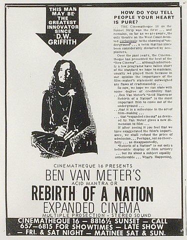 Acid Mantra or Rebirth of a Nation Handbill