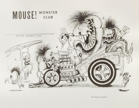 Mouse Monster Club Handbill