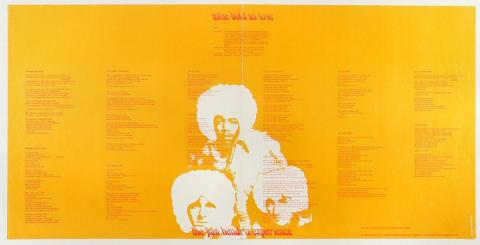 ビンテージ 60s JIMI HENDRIX EXP プロモ ポスター Jimi Hendrix Experience Vintage Concert Poster from Fillmore