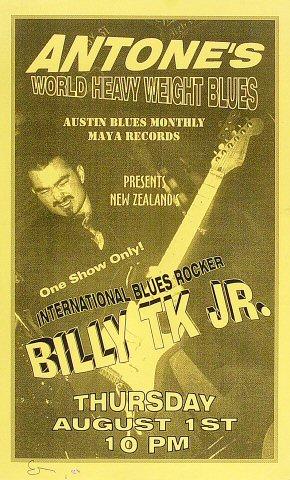 Billy TK, Jr. Poster