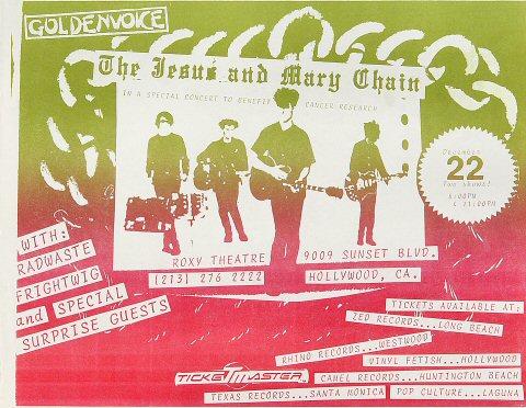 The Jesus & Mary Chain Handbill