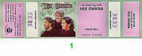 Hui 'Ohana Vintage Ticket