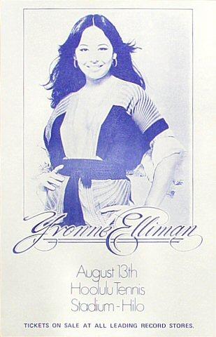 Yvonne Elliman Handbill