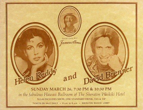 Helen Reddy Handbill