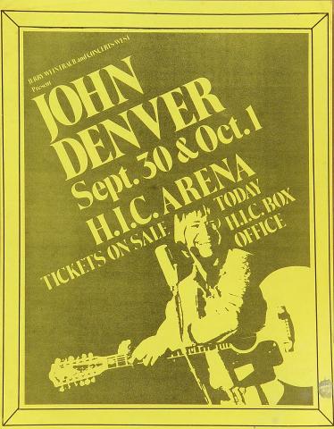 John Denver Handbill