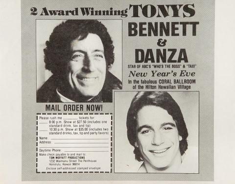 Tony Bennett Handbill
