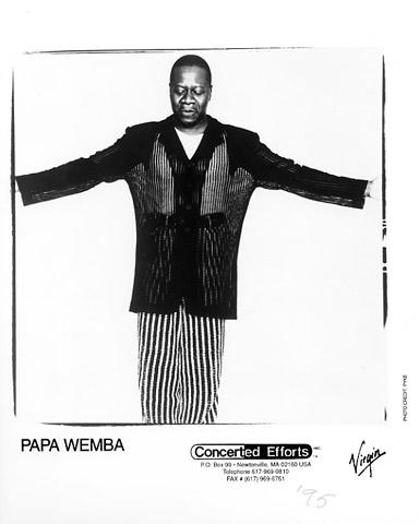 Papa Wemba Promo Print