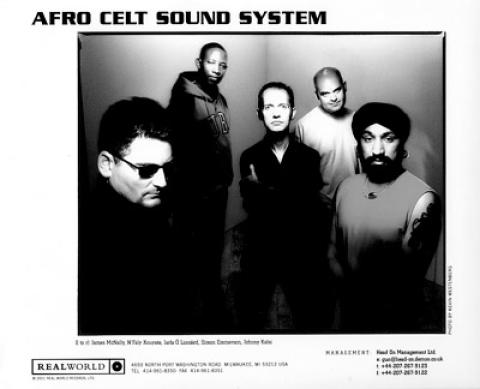 Afro Celt Sound System Promo Print