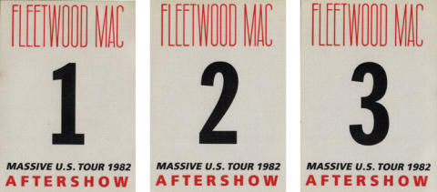 Fleetwood Mac Backstage Pass