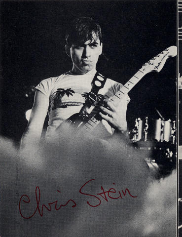 Chris Stein Handbill