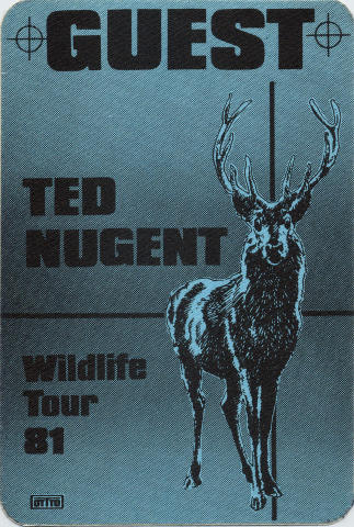 Ted Nugent Backstage Pass