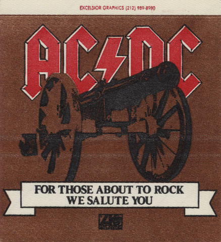 AC/DC Backstage Pass