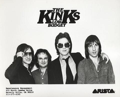 The Kinks Low Budget Promo Print