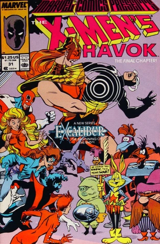 USA, 1989 Marvel Comics Presents # 25 Havok, 1st Nth Man 