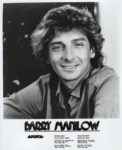 Barry Manilow Promo Print