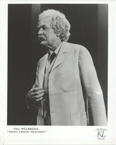 Mark Twain Tonight Promo Print